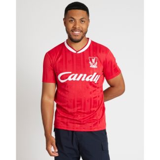LFC Adults Retro 87-89 Candy Red Home Shirt