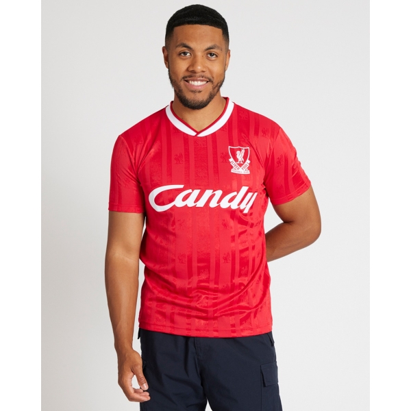 LFC Adults Retro 87-89 Candy Red Home Shirt
