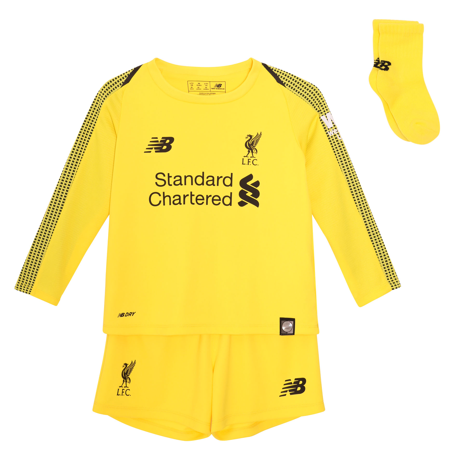 LFC Baby Goalkeeper Home Kit 18/19 - liverpoolkit.co.uk