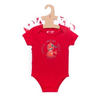 LFC Infants Mighty Red 2Pk Bodysuits Red