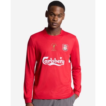 LFC Mens Retro 2005 Istanbul Long Sleeve Shirt