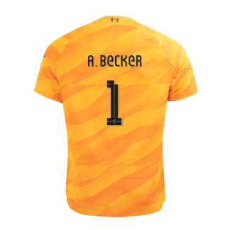 LFC Nike Mens 23/24 Orange Goalkeeper Stadium Jersey - A.BECKER - LFC FONT