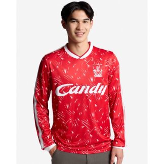 LFC Retro Adults 89/91 Candy Long Sleeve Home Shirt