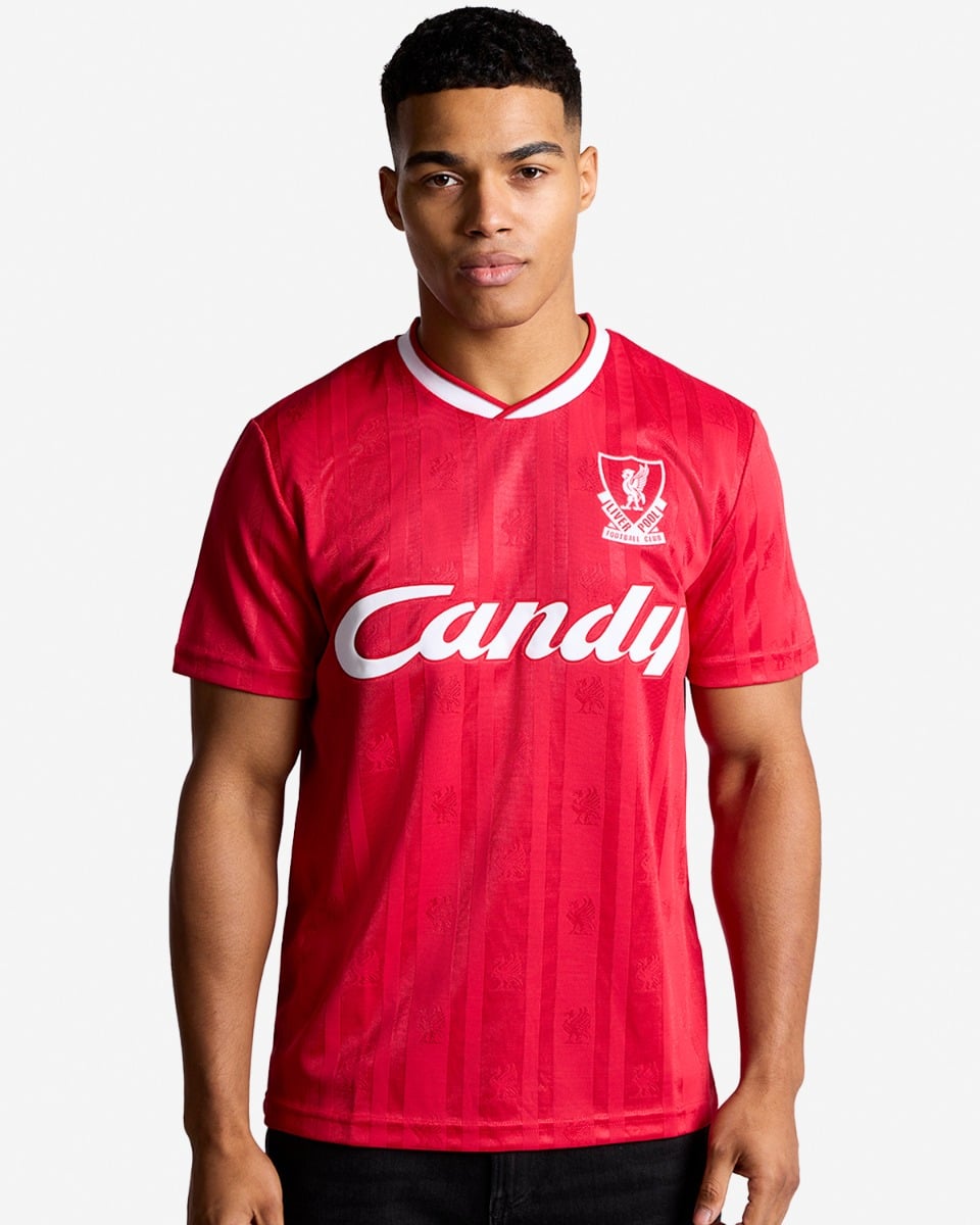 LFC Adults Retro 87-89 Candy Red Home Shirt XL
