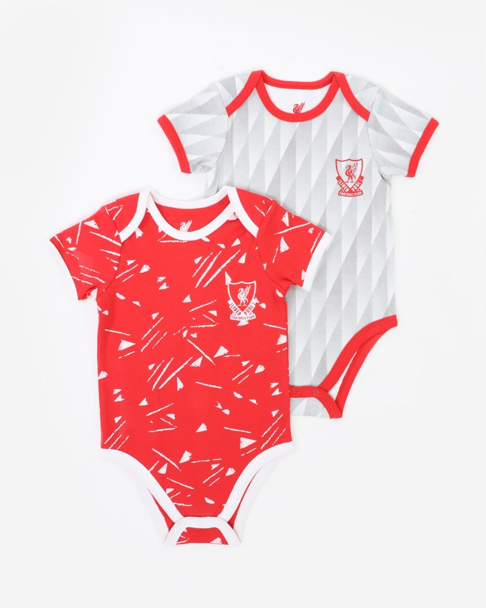 LFC Baby 2 Pack Retro Body Suits NB