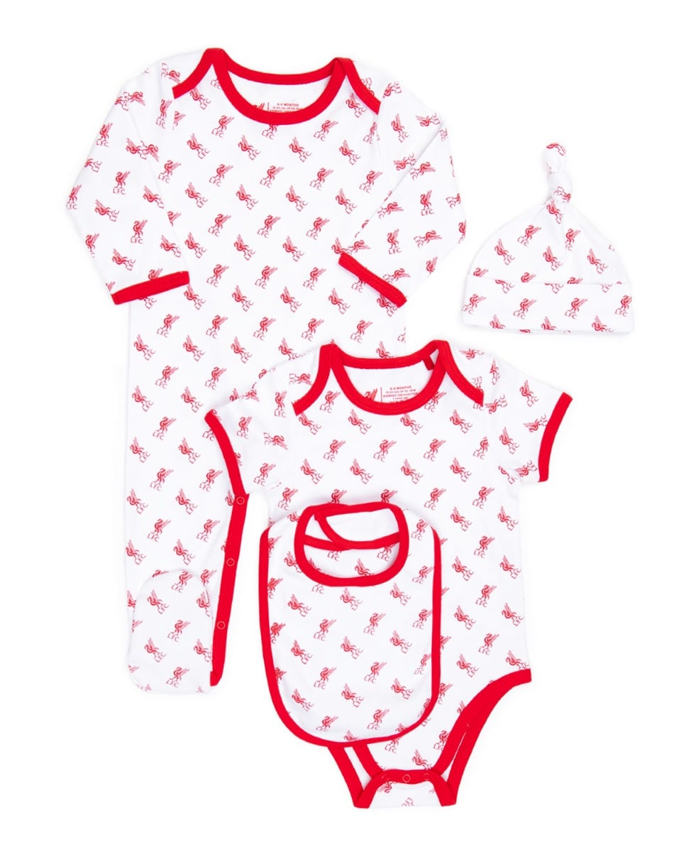 LFC Baby 4 Piece White Set NB