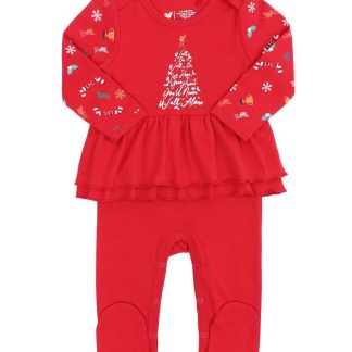 LFC Baby Christmas Holiday Tutu Red NB