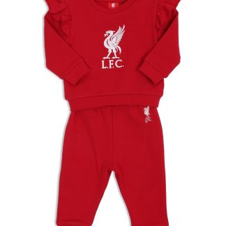 LFC Baby Frill Jog Set Red 9-12