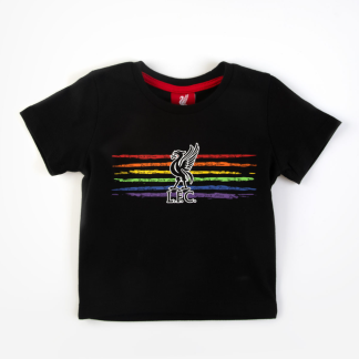 LFC Baby Liverbird Pride Tee Black NB