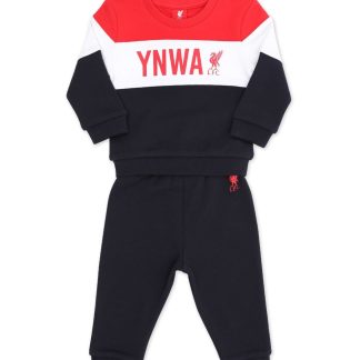 LFC Baby Panel Jog Set Red, White & Navy 9-12