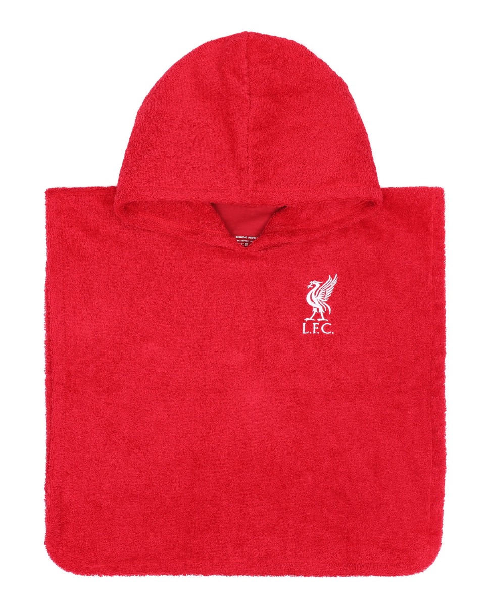 LFC Baby Poncho Towel Red NB-2YRS