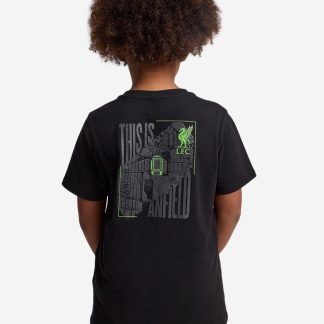 LFC Infants Anfield Tee Black 5-6