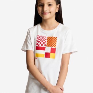 LFC Infants Check Graphic Tee White 5-6