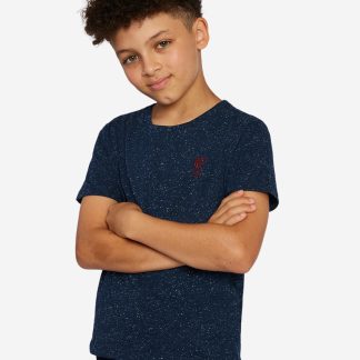 LFC Infants Crew Neck Neppy Yarn Tee Navy 5-6
