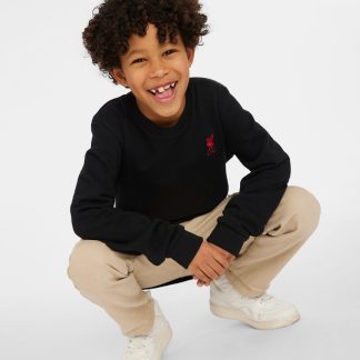 LFC Infants Crew Neck Sweatshirt Black 5-6