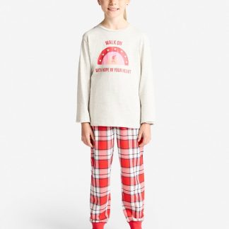 LFC Infants Girls Long Pyjama Set Ecru 5-6