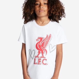 LFC Infants Heart Liverpool Tee White 5-6