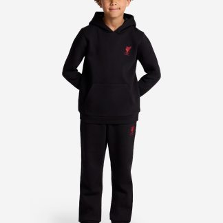 LFC Infants Hooded Jog Set Black 5-6