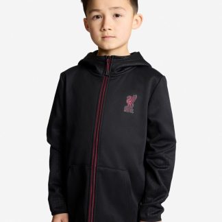LFC Infants Hooded Zip Top Black 5-6