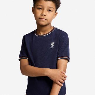 LFC Infants Knitted Cuff Tee Navy 5-6