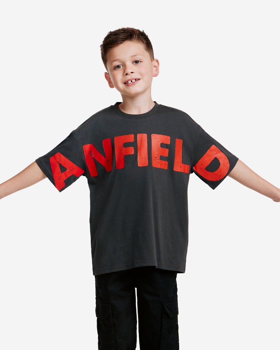 LFC Infants Large Graphic Tee Graphite 5-6