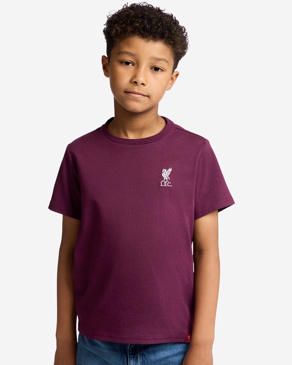 LFC Infants Liverbird Emblem Tee Cherry 3-4