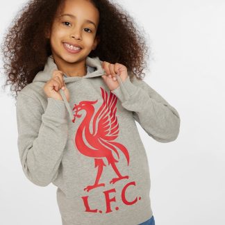 LFC Infants Liverbird Hoody Grey 5-6
