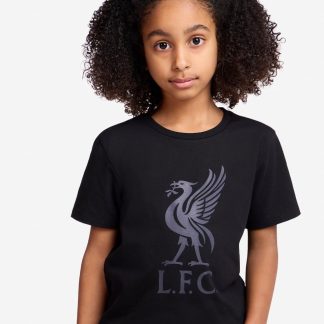 LFC Infants Liverbird Tee Black 5-6