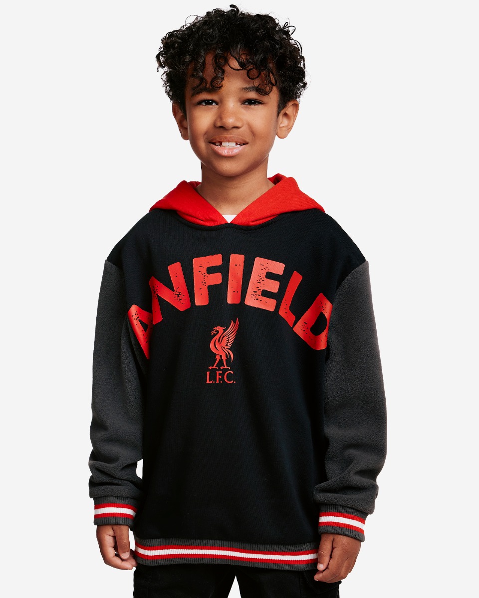 LFC Infants Panelled Sweat Fleece Black 5-6
