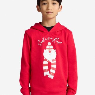 LFC Infants Santa Is A Red Hoody Red 5-6