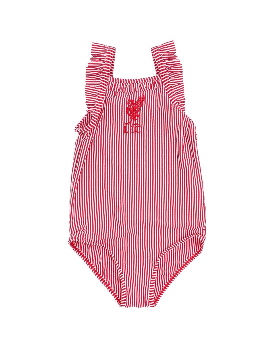 LFC Infants Seersucker Costume Red & White 5-6