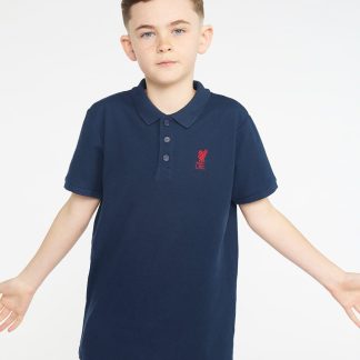 LFC Infants Short Sleeve Navy Polo 5-6