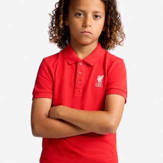 LFC Infants Short Sleeve Polo Red 5-6