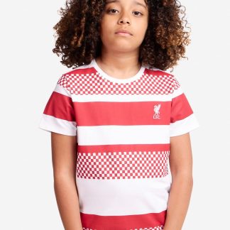LFC Infants Stripe Tee White 5-6