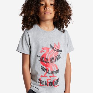LFC Infants Wrap Liverbird Tee Grey 5-6
