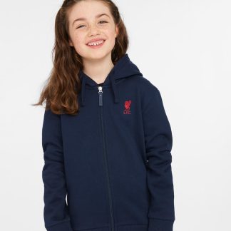 LFC Infants Zip Through Hoody Navy 5-6