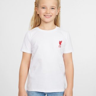 LFC Liverbird Infants Embroidered White Tee 5-6