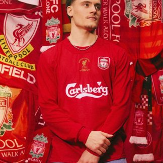 LFC Mens Retro 2005 Istanbul Long Sleeve Shirt XXL