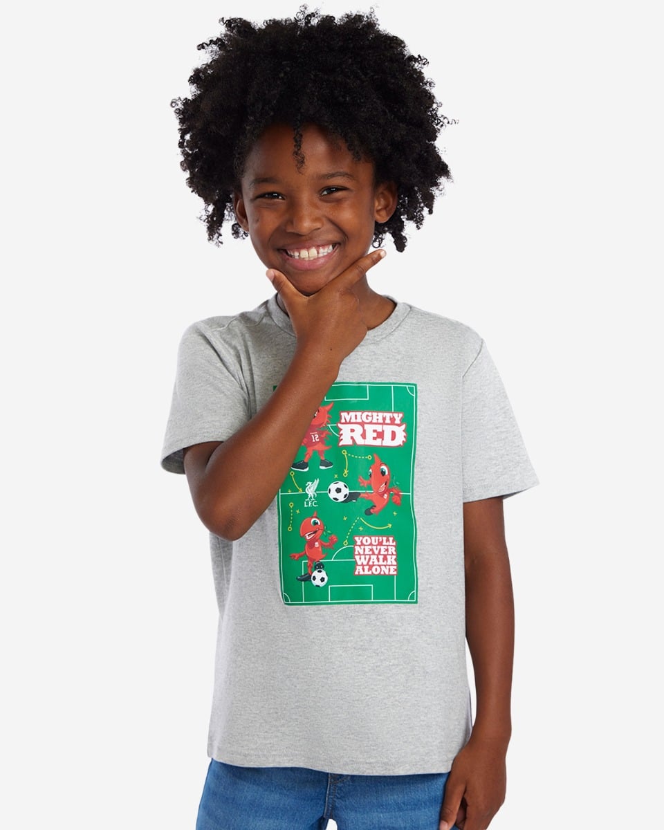LFC Mighty Red Infants Tee Grey 7-8