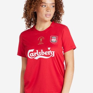 LFC Womens Retro 2005 Istanbul Home Shirt 8