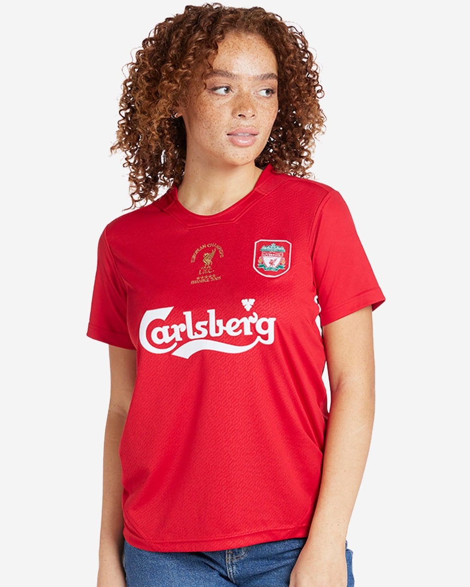LFC Womens Retro 2005 Istanbul Home Shirt 8