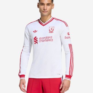 LFC adidas Mens 26/27 Authentic Long Sleeve Away Jersey XL