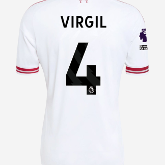 LFC adidas Mens 26/27 Away Jersey - Premier League - Premier League Patch | Player - 'No Room For Racism' Patch - Premier League - VIRGIL-4 XL