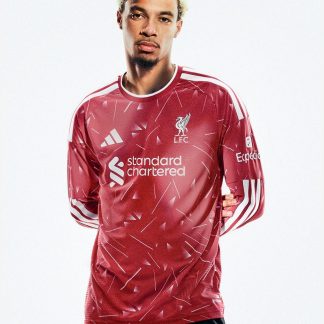 LFC adidas Mens 26/27 Home Authentic Long Sleeve Jersey XL