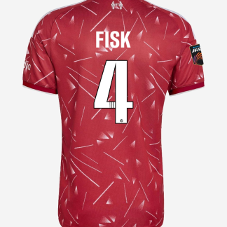 LFC adidas Mens 26/27 Home Jersey - Barclays Women's Super League - Womens Super League Patch - Women's Super League - FISK-4 XL