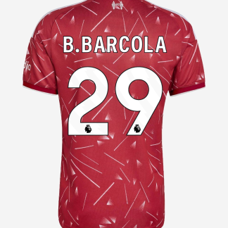 LFC adidas Mens 26/27 Home Jersey - Premier League - B.BARCOLA-29 XL