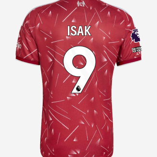LFC adidas Mens 26/27 Home Jersey - Premier League - Premier League Patch | Player - 'No Room For Racism' Patch - Premier League - ISAK-9 XL