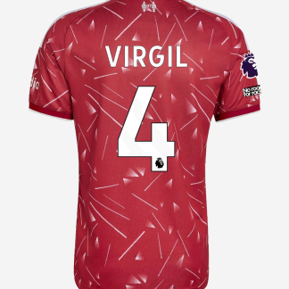 LFC adidas Mens 26/27 Home Jersey - Premier League - Premier League Patch | Player - 'No Room For Racism' Patch - Premier League - VIRGIL-4 XL