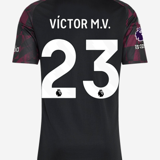 LFC adidas Mens 26/27 Third Jersey - VÍCTOR M.V. - 23 - Premier League XL