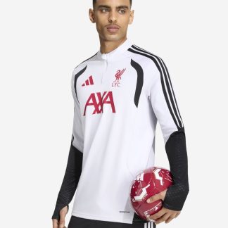 LFC adidas Mens 26/27 Tiro Training Top Dash Grey XS